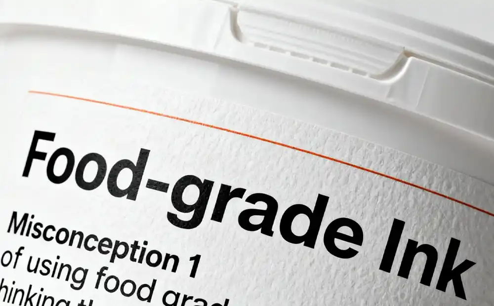 Misunderstandings of food grade ink