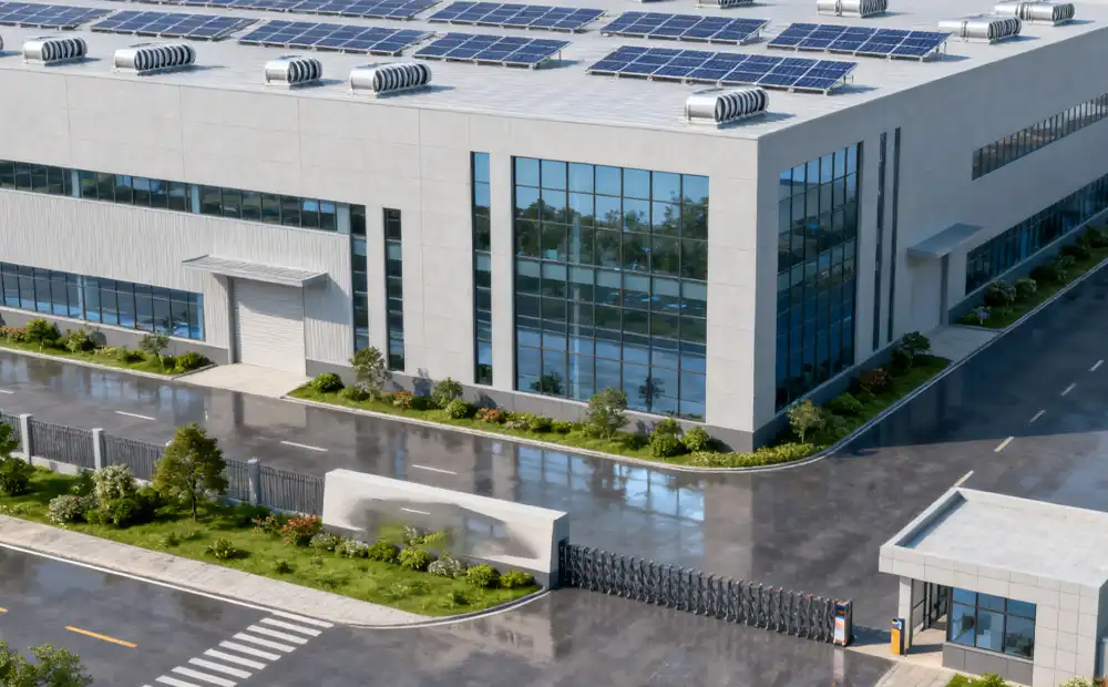 A modern printing factory