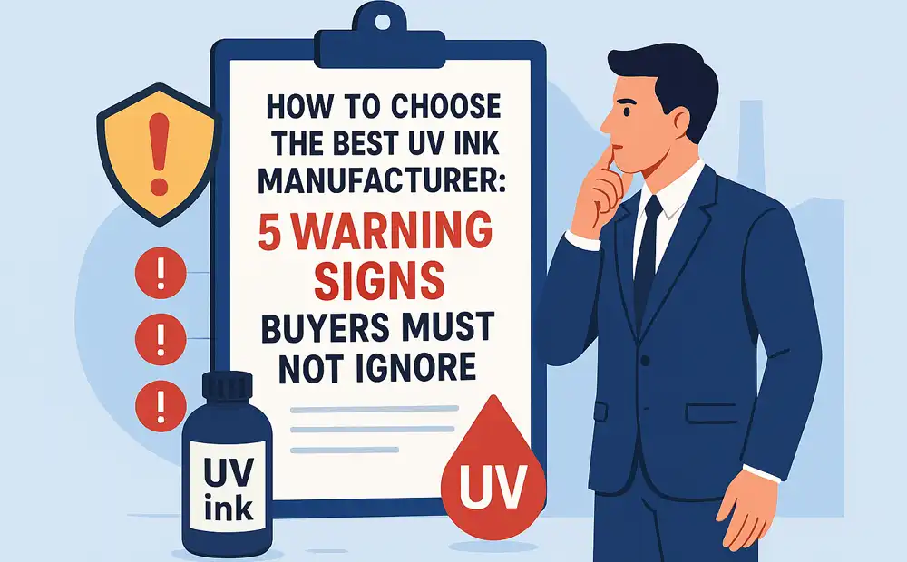 Choosing the Best UV Ink Manufacturer: 5 Warning Signs Every Buyer Must Know