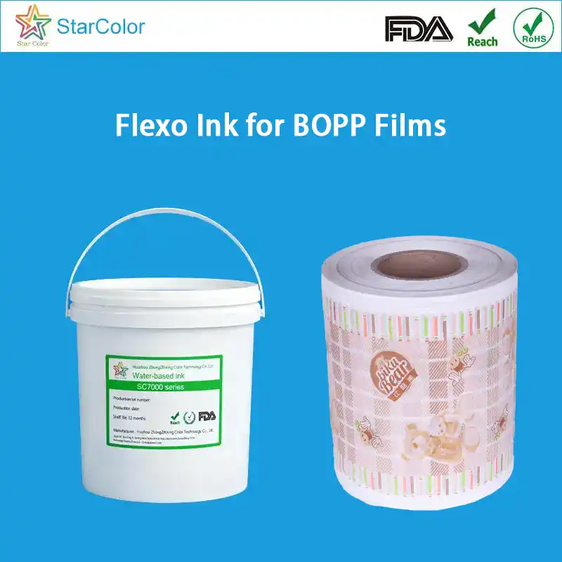 Water-Based Flexo Ink for BOPP Films