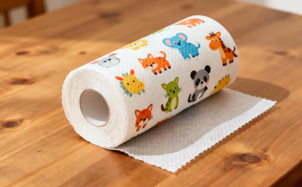 Non-woven fabric printed with water-based ink