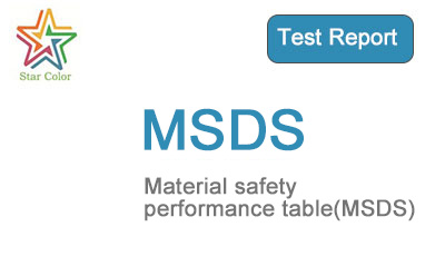 MSDS(Water-based ink)